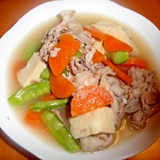 豚肉と高野豆腐の中華風塩麹煮